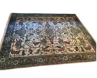 8x10FT Aaron's Ft Wayne Hand Tied Natural Fiber Oriental Rug