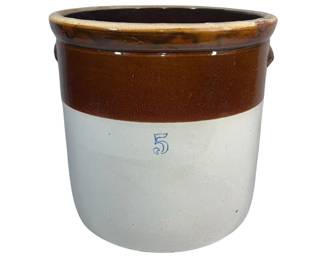 5 Gallon Brown Tan Salt Glaze