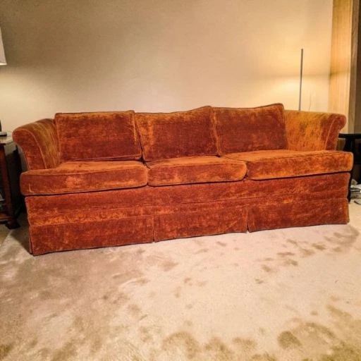 MCM Velvet Couch
