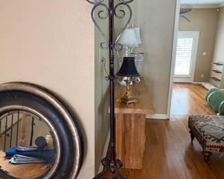 Iron coat stand