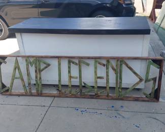 Camp Legends sign PROP