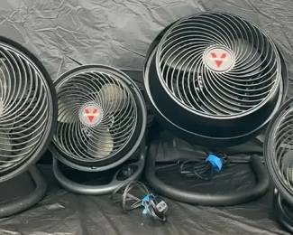 4 Vornado Air Circulator Fans  MultiRoom Home  Office Cooling Set