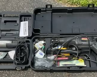  06 Craftsman Reciprocating Saw  Rockwell Oscillating MultiTool  Both in Hardshell Cases