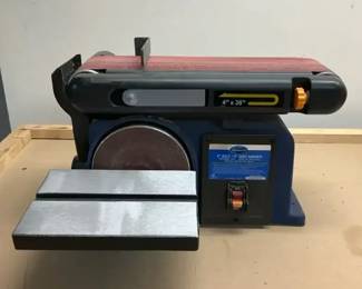 HeavyDuty Benchtop 4 Belt  6 Disc Sander Combo  11.5 x 17.5 Workshop Tool