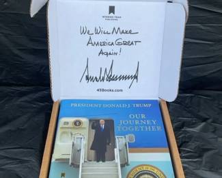 Donald Trump Signed Our Journey Together Book  Hardcover First Edition  Pristine in Original Sta