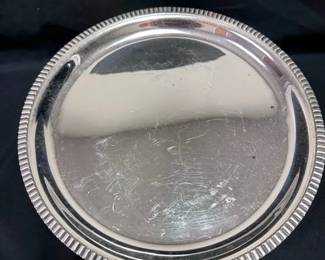 Sterling Silver 10.5 Dinner  Presentation Plate 470g