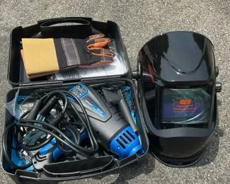 Azzuno 90A Handheld MMA Welder, YesWelder AutoDarkening Helmet  Gloves