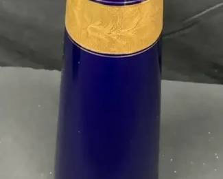 Vintage Lindner Kups Bavaria Vase  Fine German Porcelain with Handpainted Fine Gold Trim