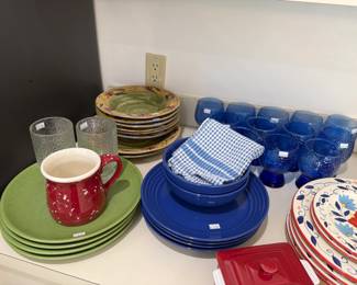 Plates, Glassware
