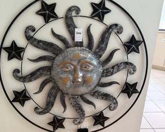Metal Celestial Wall Sculpture