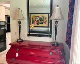 Hooker Nina Bomb Chest, Decorative Lamps, Decorative Mirror