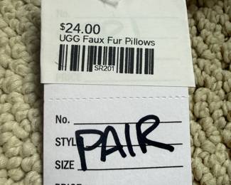 Ugg Faux Fur Pillows