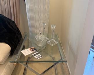 Glass Side Table