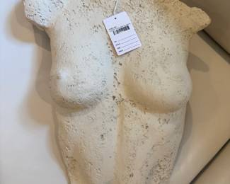 Female Torso Wall Sculpture