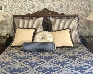 BEDROOM SETS & CUSTOM BEDDING & PILLOWS 