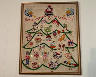 Vintage Christmas Needle point