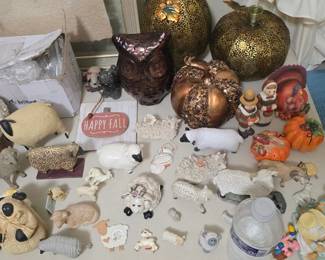 Decorative Holiday items- and Sheep!