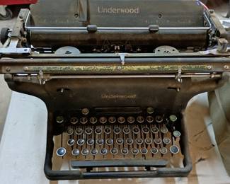 Underwood typewriter