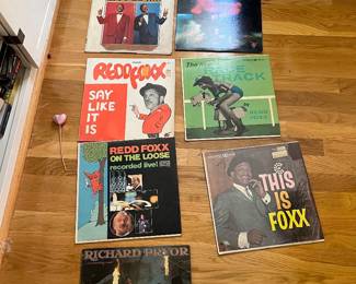 Red Foxx and Richard Pryor Lp's
