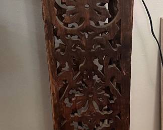 Hand Carved Floor Lamp