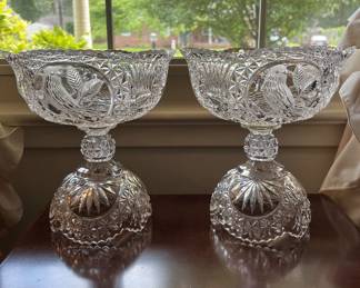 Hofbauer Byrdes Crystal Compotes