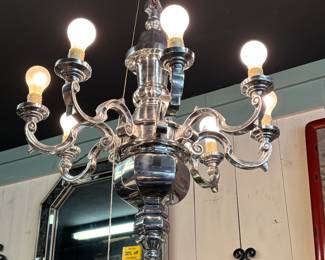 Pewter chandelier 30% off