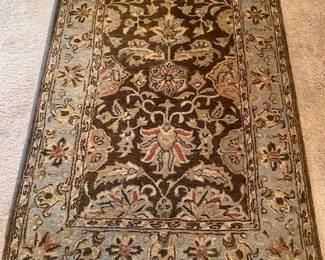 Hand-knotted 3' x 5' rug