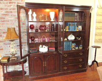 Drexel 2-piece bookcase & cabinet
