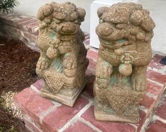 Concrete Foo Dogs
