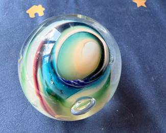 Studio Art Glass Paperweight