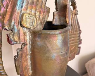 Wilhelm Kralik Sohn Art Nouveau Iridescent Art Glass Vase