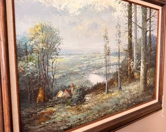 Landscape Painting by W. Bayer