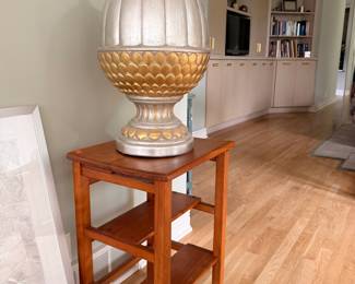 Large Hollywood Regency Style Urn Lamp Base