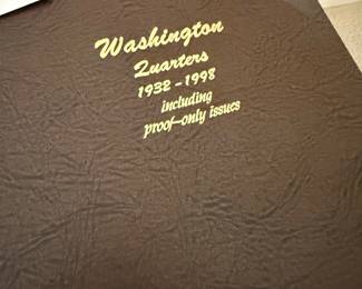 Dansco Washington Quarters 1932-1998 Coin Album