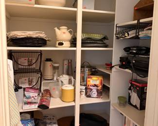Assorted Kitchenware and Storage Items