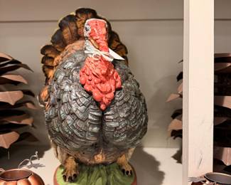 Vintage Ceramic Turkey Figurine
