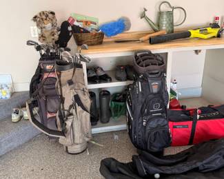 Ping Golf Bag and Assorted Golf Gear