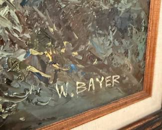 Oil Painting by W. Bayer