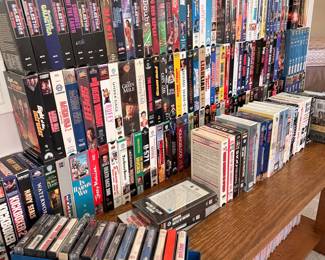Assorted VHS Movies and TV Series Collection
