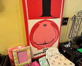 Vintage art $75 and handbags!
