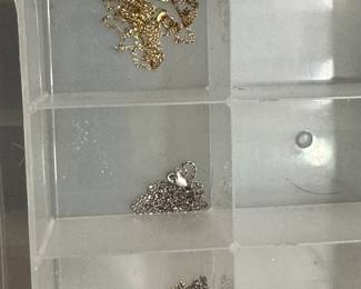 14Kt gold chains - white and yellow gold $100+