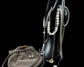 Estate Lot of John Hardy, David Yurman & Lagos Jewelry Sterling Silver/18k