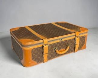 Genuine Vintage Louis Vuitton Stratos 70 Suitcase with Leather Straps