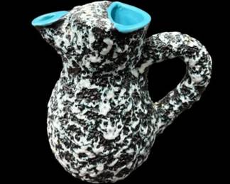 1960's Vallauris Style French Ceramic Pitcher