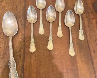 1878 Antique Sterling Spoons