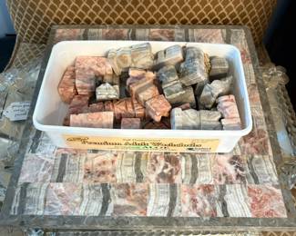 Polished stone specimens