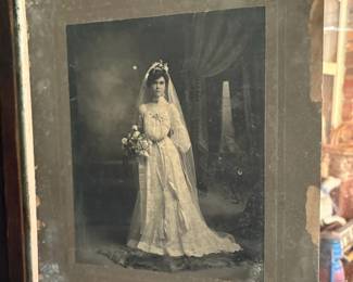 Antique wedding photograph