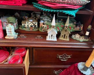 Christmas village houses