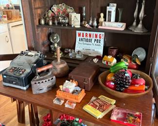 Vintage typewriter and decor