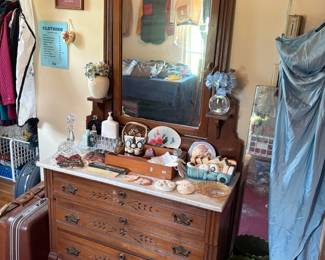 Antique dresser with mirror